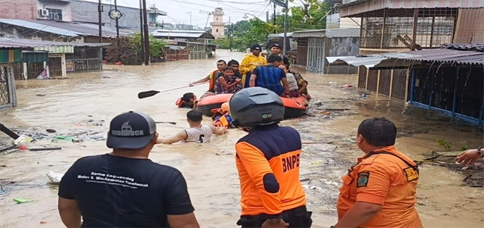 Banjir Medan 3 Sungai luap Rumah Warga Terendam Sinar Update