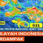 Bibit Siklon 93S Tingkat Jadi Siklon Daftar Daerah Terkena Dampak