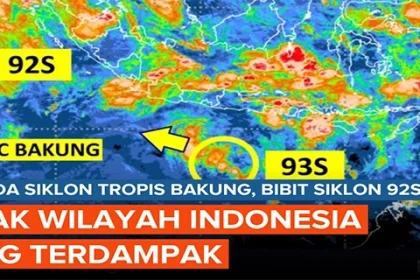 Bibit Siklon 93S Tingkat Jadi Siklon Daftar Daerah Terkena Dampak
