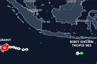 Siklon Tropis 96S Muncul Waspada Cuaca Ekstrem & Gelombang