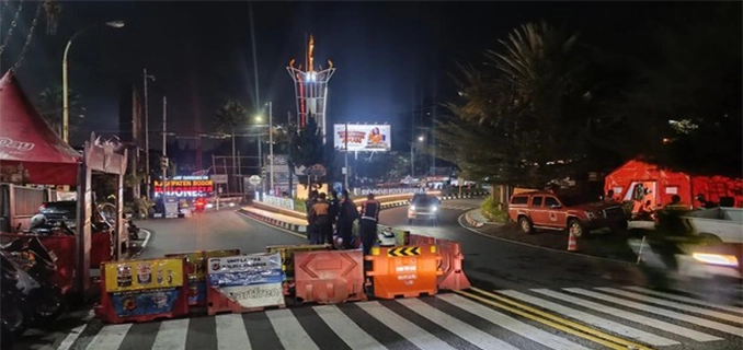 Car Free Night Tahun Baru Kendaraan ke Puncak Bogor Disetop