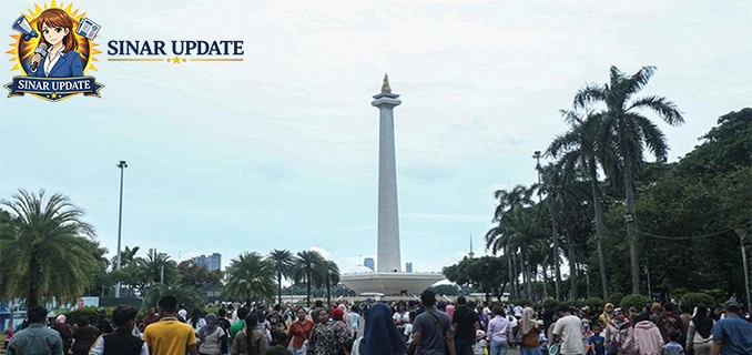 Monas Dipadati 72 Ribu Orang Selama Libur Tahun Baru 2026