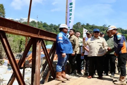 Pembangunan Infrastruktur Tapsel Mendagri Dampingi Presiden