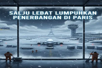 Salju Lebat Lumpuhkan Penerbangan di Paris