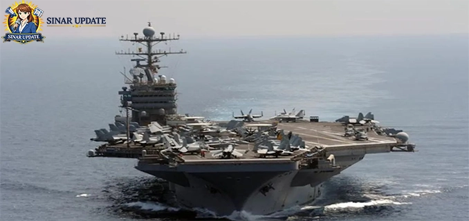 Tegang Iran Kapal Induk AS Tiba di Timur Tengah