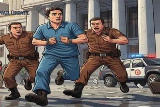 Terdakwa Kasus 214 Kg Ganja Kabur Pakai Motor Usai Sidang