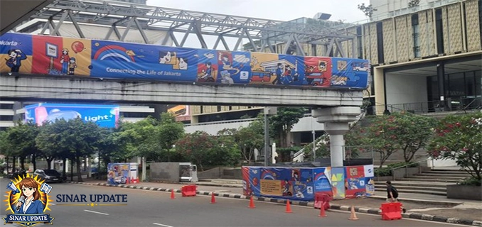Transjakarta Nilai Historis JPO Sarinah JPO Pertama di Indonesia