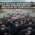 Yahudi Ultra-Ortodoks Gelar Demo Tolak Wajib Militer di Yerusalem