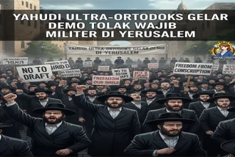 Yahudi Ultra-Ortodoks Gelar Demo Tolak Wajib Militer di Yerusalem