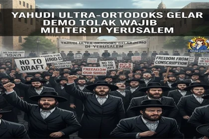 Yahudi Ultra-Ortodoks Gelar Demo Tolak Wajib Militer di Yerusalem