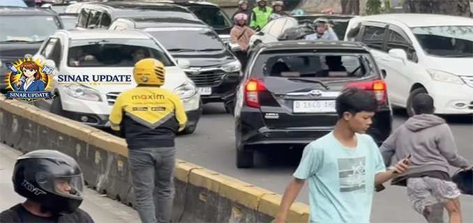 Pemobil Ugal-ugalan Jakpus Bengong Ditangkap