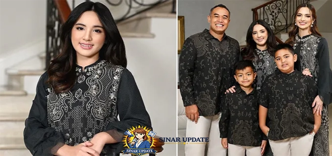 Pemotretan Lebaran Keluarga Nia & Mikhayla Bikin Salfok